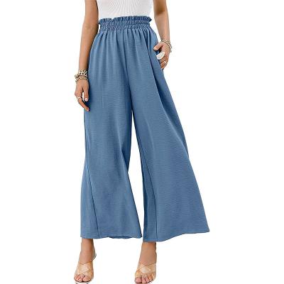 China New hot sale women's large size long pants QUICK DRY loose casual canvas pants for sale