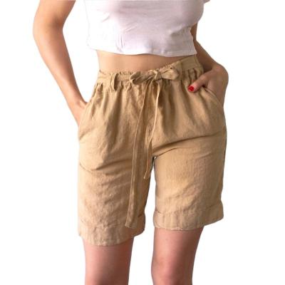 China 2022 New Design Short Pants Natural QUICK DRY Casual Canvas Shorts For Ladies for sale