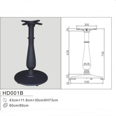 China Modern Cast Iron Table Base Leg Furniture Part for sale