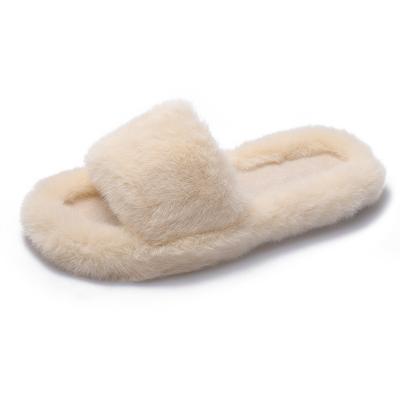 China Wholesale 2022 price fashion trend prices winter women fashion slippers cheap indoor warm fur slippers durable casual lifestyles design s for sale