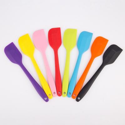 China Viable High Temperature Resistant Scraper Cake Cream Scraper Silicone Food Grade Baking Tool for sale