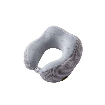 China Hot Selling Cooling Memory Eye Mask Set Neck Rest Cushion 3 in1 U Shape Memory Foam Travel Neck Pillow for sale