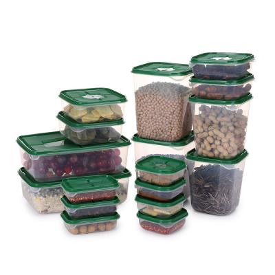 China Other Eco Friendly PP Food Grade17pcs Airtight Food Storage Container Set With Lids for sale