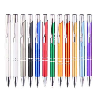 China Promotion\Business\Creative Gift Pen Advertising Engraving Wholesale Metal Ballpoint Pen Press Metal Aluminum Rod Tip School\Office for sale