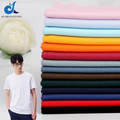 China High Quality Anti-Static 60S No Pilling Liquid Ammonia Breathable And Hygroscopic Double Soft Beads Fabric Cotton Knitted T-shirt Fabric for sale