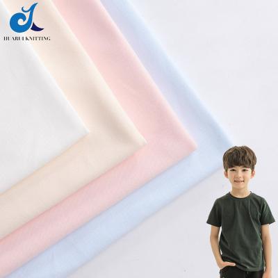 China Hot Selling High Quality 40S Double Faced Plain Dyed 100% Cotton To Absorb Cotton Child Sweat Resistant Double Sided Fabrics for sale