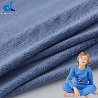 China Double Sided Double Faced Color 50S Winter Keep Warm Regenerated Acrylic Cellulose Child Fabrics For Thermal Underwear Cloth for sale