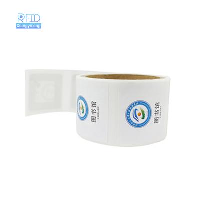 China 50*50mm 13.56MHz ISO15693 Protocol Waterproof/Waterproof NFC Sticker RFID Library Tag For Book Management for sale