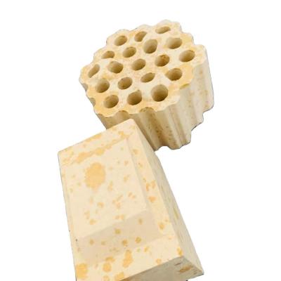 China High Density Refractory Silica Checker Brick with Special Shapes and 91% SiO2 Content for sale