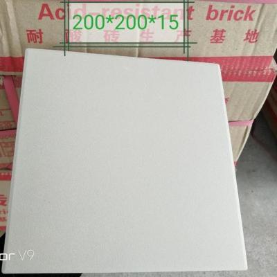 China White Heat-Resistant Acid Proof Brick with resistance to Liquid Gas Acids Refractory for sale