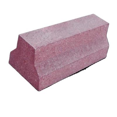 China Steel Pusher Metallurgical Furnace Refractory Fused Chrome Corundum Gliding Rail Brick for sale