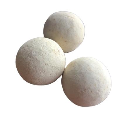 China Alumina Cement Ceramic Balls Bubble Ground Fine Alumina Ball Stone with 1.2% MgO Content for sale