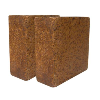 China Fused Magnesia Iron Industry Magnesia Lron Spinel Brick with Customized SiO2 Content for sale