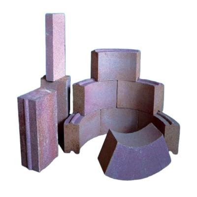 China 120MPa Cold Crush Strength Magnesia Chrome Azs Corundum Mullite Refractory Brick for sale