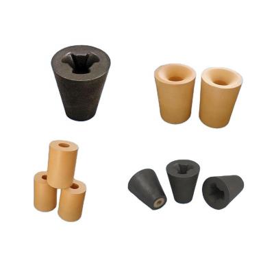 China Zirconia Ceramic Nozzle Inserts for Tundish Metering Nozzle Fe2O3 0.1% ZrO2 HfO2 95-96% for sale