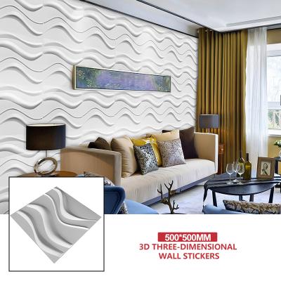 China Modern Custom Color Wall Art Decor 3d Wall Cladding Panels For Interior Bedroom For Sofa TV Background Wall Home Decoration for sale