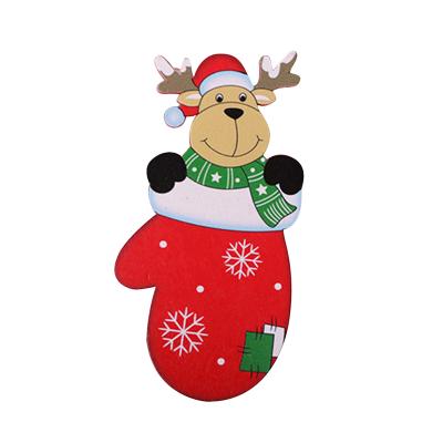 China Wooden Wooden Christmas Ornaments Wooden Doll Pendant Santa Tree Hanging Hanging Decoration for sale