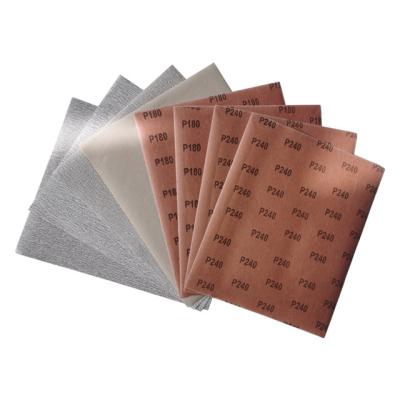 China Hard Flexible Backing Dry Sandpaper 60 to 1000 Grit Assortment 9 x 11 Inch for Automotive Sanding, Wood Furniture Finishing Emery Paper for sale