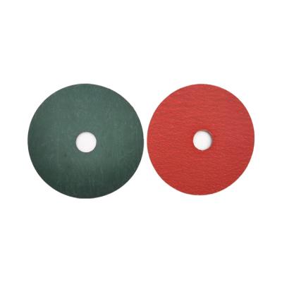 China Grinding 4.5 Inch Grit And 5 Inch Zirconium Ceramic Grit Aluminum Products For Cast Iron Fiber Sanding Disc for sale