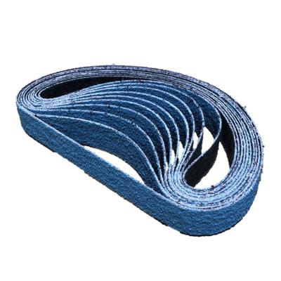 China 2 x 83inch 50x2100mm Soft Cloth Abrasive Makers Zirconia Aluminum Oxide Sanding Belts For Stainless Steel Products for sale