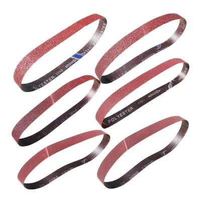 China Grinding 25 x 1067 mm 1 x 42 inch Abrasive Sanding Belts 60 80 120 150 240 Grit Aluminum Oxide Sanding Belts for Belt Sander for sale