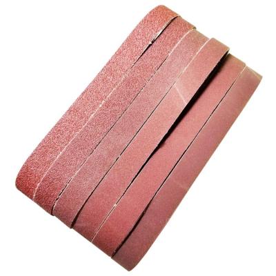 China 100 x 610 Millimeter Grinding Abrasive Sanding Belts 60 80 120 150 240 Grit Aluminum Oxide Sanding Belts for Belt Sander for sale