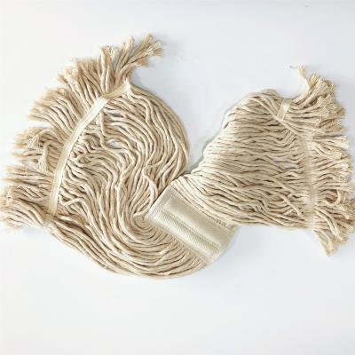 China Sustainable Portable Durable Cotton Wet Floor Good Quality Mop Cleaning Head for sale