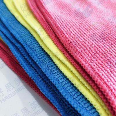 China 40*40cm Canteleu Microfiber Viable 320GSM Cleaning Cloth for sale