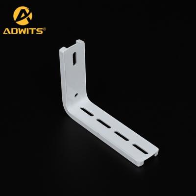 China Popular Plastic L Side Curtain Frames Curtains Track Components Metal Bracket For Windows for sale