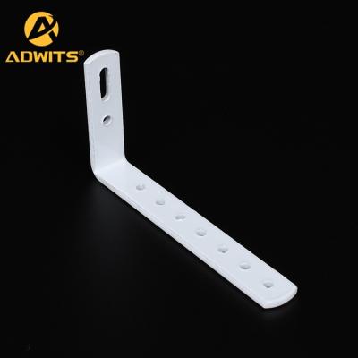 China Metal L Shaped Zebra Popular Modern Blind Accessory Wall Bracket Curtain Track Rod Brackets for sale