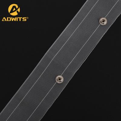 China Popular Hot Selling Ripple Ripple Wave Strips Hot Selling Popular Easy Curtain Rail Strip for Wave Pleat Drapery Rods and Accessories for sale