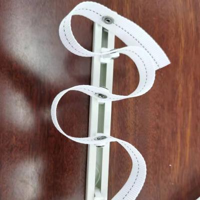 China Popular Aluminum Ceiling Sliding Double Ripple Pleat Wave Shaped Curtain Rail Wave Pleat Curtain Track Accessories Ripple Curtain Tracks for sale