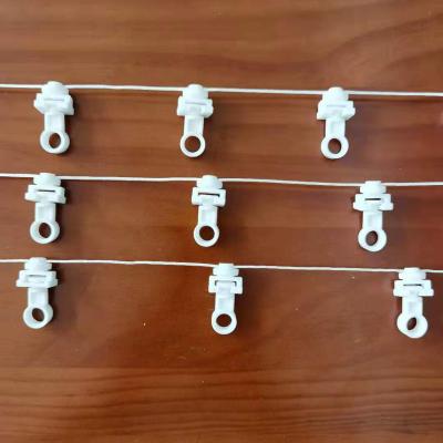 China Popular Snake Shape S Ripple Pleat Curtain Track Sliding Wave Runners Wave Glider Rope Ripple Pleat Hook for sale