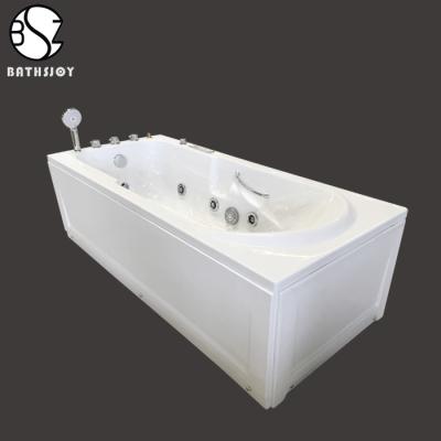 China 2015 Newest Hot Products Acrylic Whirlpool Massage Jets Smooth Hydraulic Massage Bathtub for sale