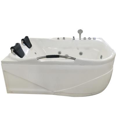 China Sexy Round Whirlpool Massage Smooth Glass Bathtub 1700x1200mm for sale