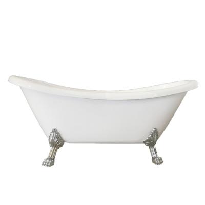 China Smooth 52 inch clawfoot free plastic bathtub for Iraq for sale