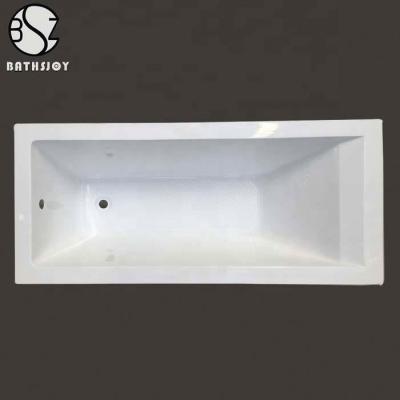 China New Design 1700mm Smooth Bathtub Apron Natural Stone Bathtub for sale