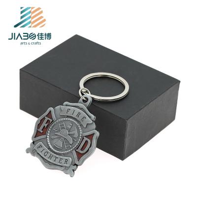 China Promotional Shaped 3d Metal Antique Silver Qatar Style Custom Key Chain for sale