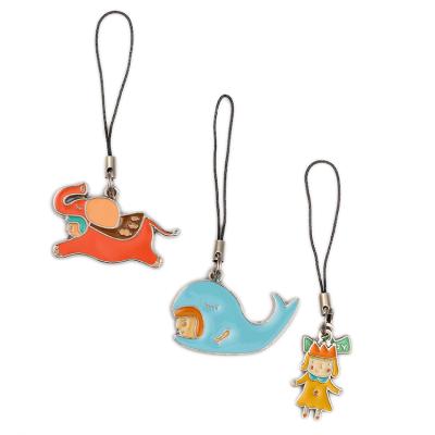 China Pretty Cute Funny Metal Keychains For Women / Dolphin Elephant Animal Keychains for sale