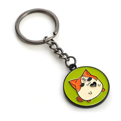 China Custom Cute Jiabo Zinc Alloy Metal Key Chain Charms Cartoon Animal Key Chain for sale