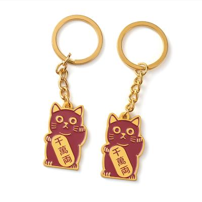 China Metal Shopping For China Metal Animal Key Chain Anime Cat Keychain For Bag for sale