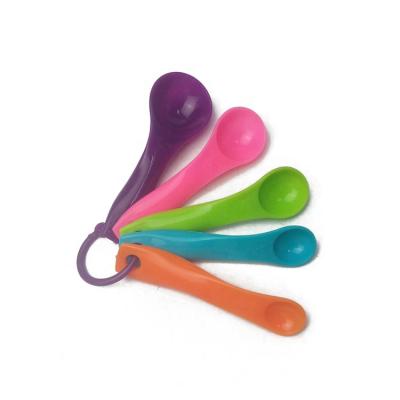 China 5PCS Promotion Viable Colorful Plastic Scoop and Scoop for sale