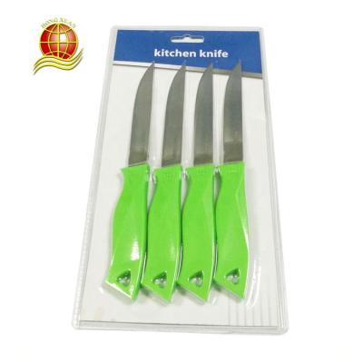 China Durable New Design Plastic Handle 4.5 Inch High Quality Stainless Steel Serving Knife for sale