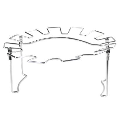 China High Quality Easily Cleaned Round Shaped Stainless Steel Chicken Leg And Wing Rack For Smoker for sale