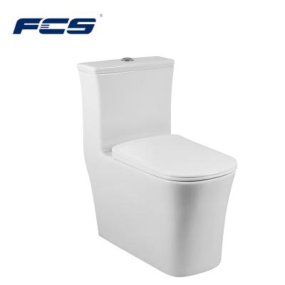 China Hot Sale Chinese Double-Flow White Ceramic Wc Toilet Cheap Square Lavatory Toilet for sale