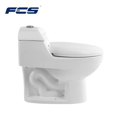 China Popular Double-Flow Us Certified One Piece Modern Classic Double Toilet Bathroom Toilet for sale