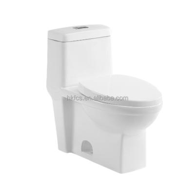 China Double-Flow HET Extended One-Piece Toilet, ADA 3091 Double-Flow Water Closet for sale