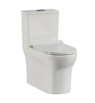 China Double-Flow High Efficiency One-Piece Toilet , Dula 3092 Flush Water Closet for sale