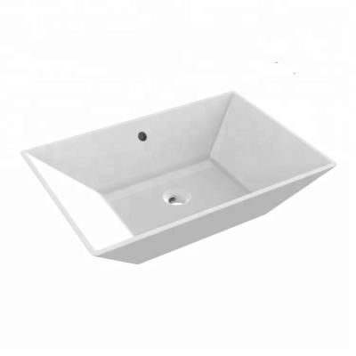 China Sleek V-Shape Art Basin, Ceramic Vessel 5921 for sale