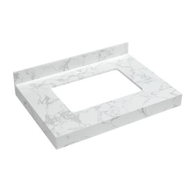 China 22inch modern artificial stone countertops for bathroom cabinet, quartz countertops for sale